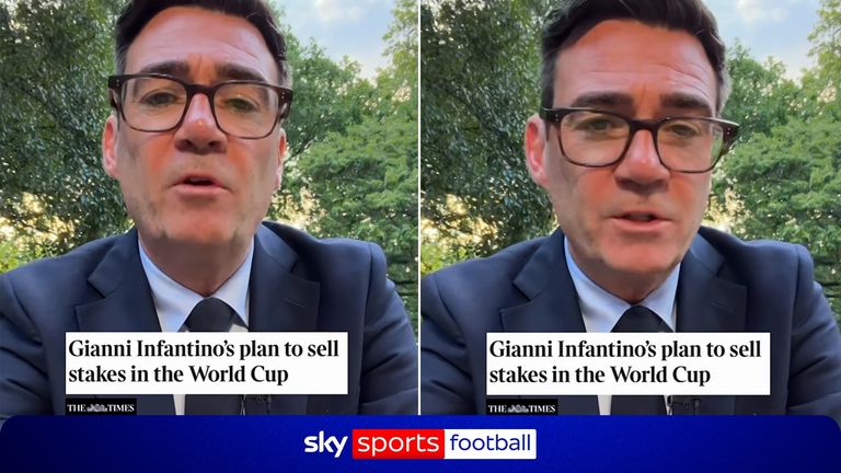 世界杯:国际足联主席詹尼·因凡蒂诺提供3000万英镑激励,促成员支持有争议的私人投资计划